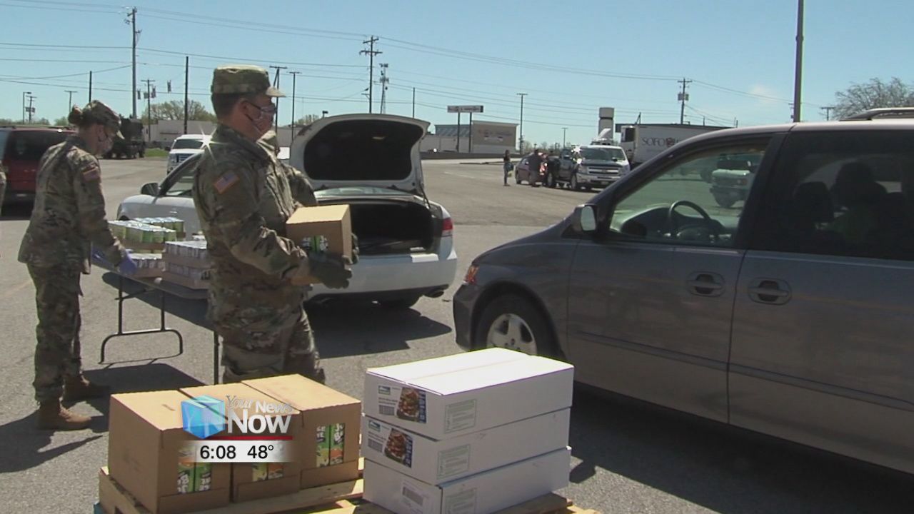 West Ohio Food Bank planning food distribution at Allen County Fairgrounds